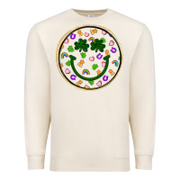 Sandshell st patrick s day smiley face Premium Sweatshirt - Artiststas