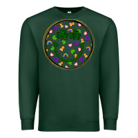 Sports Green st patrick s day smiley face Premium Sweatshirt - Artiststas