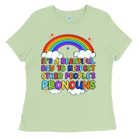 Matcha it's a beautiful day to respect other people's pro Ladies Tee - Artiststas