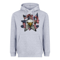 Heather Grey eagle star png Heavyweight Hoodie - SublimationCraftShop