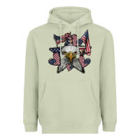 Matcha eagle star png Heavyweight Hoodie - SublimationCraftShop