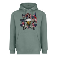 Sage eagle star png Heavyweight Hoodie - SublimationCraftShop