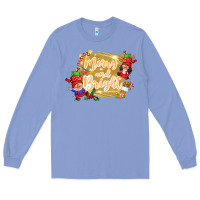 Colony Blue merry and bright gnome Long Sleeve Tee - CowGirlArtShop