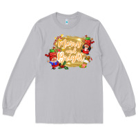 Moon Dust merry and bright gnome Long Sleeve Tee - CowGirlArtShop