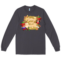 Smoke merry and bright gnome Long Sleeve Tee - CowGirlArtShop
