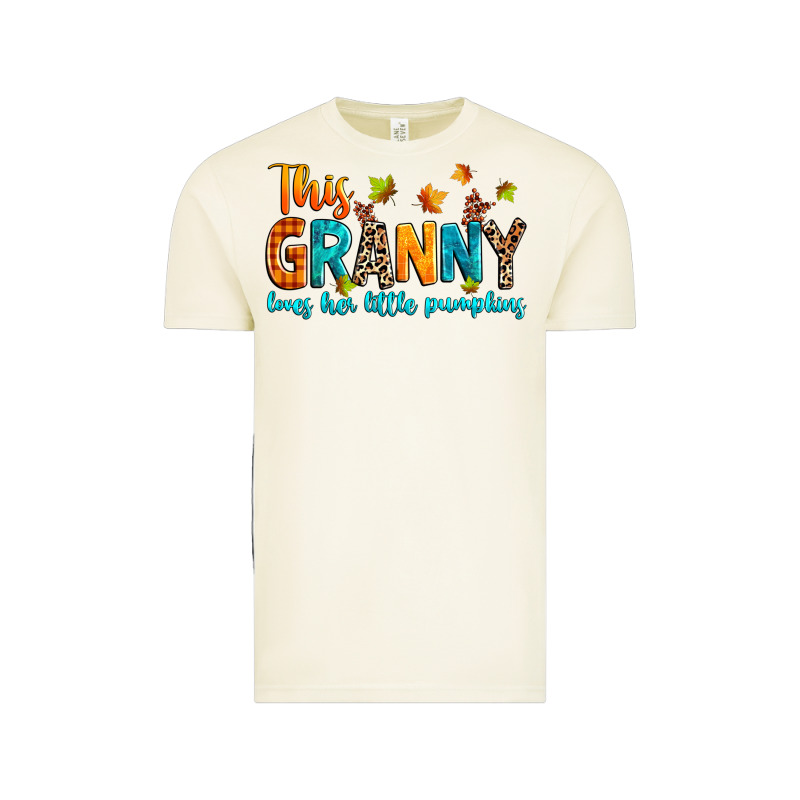 Customized This Granny Loves Her Little Pumpkins Vintage Tee by texasbilliewilder | Teevron
