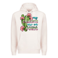 Pale Pink my students are on point Premium Hoodie - BundleAndBundleShop