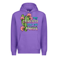 Purple my students are on point Premium Hoodie - BundleAndBundleShop