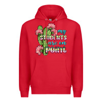 Red my students are on point Premium Hoodie - BundleAndBundleShop