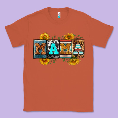 License Letters Western Mama Classic Tee Designed By Ranaportraitstore