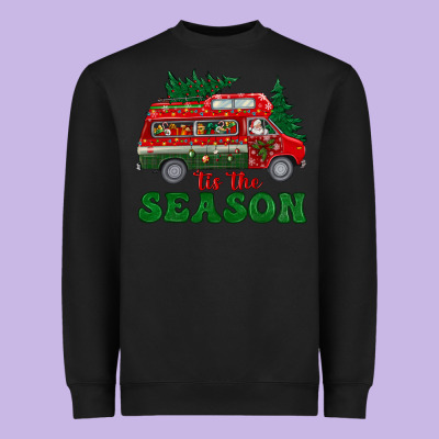 Christmas 'tis The Season Heavyweight Sweatshirt Designed By Bundleandbundleshop