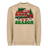 Mushroom christmas 'tis the season Heavyweight Sweatshirt - BundleAndBundleShop