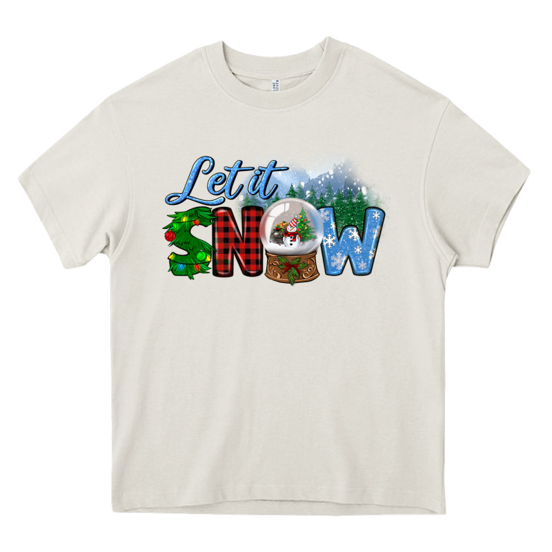 Let It Snow Heavy Core Tee by BundleAndBundleShop | Teevron