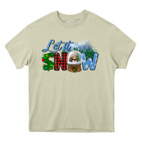 Mossy let it snow Heavy Core Tee - BundleAndBundleShop