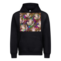 Black merino ram tie dye tumbler Urban Hoodie - BarkalooDesign