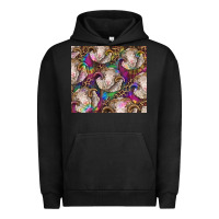 Pigment Black merino ram tie dye tumbler Urban Hoodie - BarkalooDesign