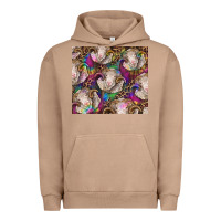 Pigment Burro merino ram tie dye tumbler Urban Hoodie - BarkalooDesign