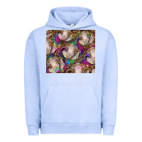 Pigment Grape Ice merino ram tie dye tumbler Urban Hoodie - BarkalooDesign