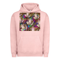 Pigment Salmon merino ram tie dye tumbler Urban Hoodie - BarkalooDesign