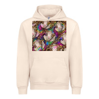 Sandshell merino ram tie dye tumbler Urban Hoodie - BarkalooDesign