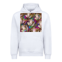 White merino ram tie dye tumbler Urban Hoodie - BarkalooDesign