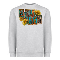 Heather Grey Western Blessed Heavyweight Sweatshirt - FaDigitalArtStudio