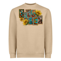 Mushroom Western Blessed Heavyweight Sweatshirt - FaDigitalArtStudio