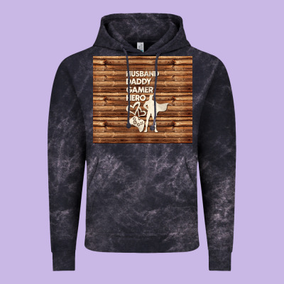Husband Daddy Gamer Hero Vintage Hoodie Designed By Tumblerdesignbyshophia