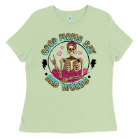 Matcha good moms say bad words Ladies Tee - Artiststas
