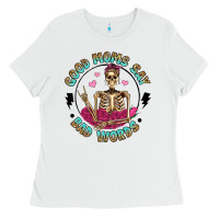 White good moms say bad words Ladies Tee - Artiststas