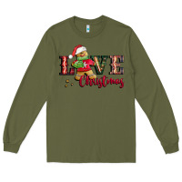 Army Green love christmas gingerbread Long Sleeve Tee - CowGirlArtShop
