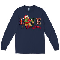 Navy love christmas gingerbread Long Sleeve Tee - CowGirlArtShop