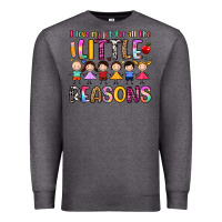 Charcoal Heather i love my job for all the little reasons Premium Sweatshirt - Artiststas