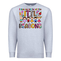 Heather Grey i love my job for all the little reasons Premium Sweatshirt - Artiststas