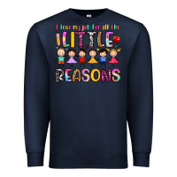 Navy i love my job for all the little reasons Premium Sweatshirt - Artiststas