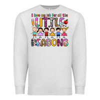 Oatmeal Heather i love my job for all the little reasons Premium Sweatshirt - Artiststas