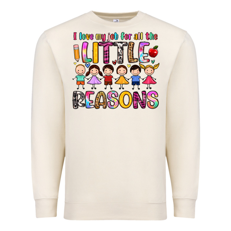 I Love My Job For All The Little Reasons Premium Sweatshirt by Artiststas | Teevron