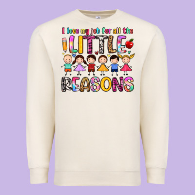 I Love My Job For All The Little Reasons Premium Sweatshirt Designed By Artiststas
