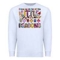 White i love my job for all the little reasons Premium Sweatshirt - Artiststas