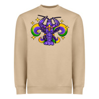 Mushroom mardi gras crawfish 2 Heavyweight Sweatshirt - FaDigitalArtStudio