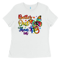 White better out than in Ladies Tee - Artiststas