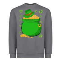 Storm ireland leprechaun hat pot of gold irish st patricks day Heavyweight Sweatshirt - lanVoArt