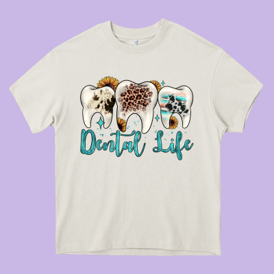 Dental Life Heavy Core Tee Designed By Jahusdesignshop