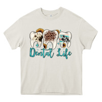 Cream dental life Heavy Core Tee - JahusDesignShop