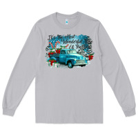Moon Dust its the wonderful time of the year truck Long Sleeve Tee - CowGirlArtShop