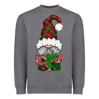Storm Christmas Gnome With Candy Heavyweight Sweatshirt - BundleAndBundleShop