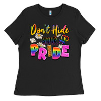 Black don't hide your pride Ladies Tee - Artiststas