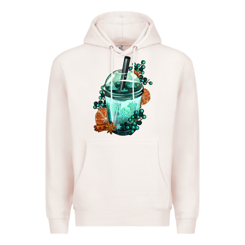 Winter Bobba Cup Premium Hoodie by FaDigitalArtStudio | Teevron