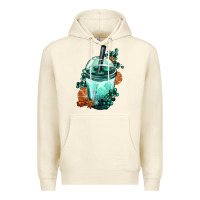 Sandshell Winter Bobba Cup Premium Hoodie - FaDigitalArtStudio