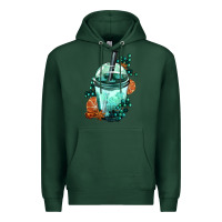 Sports Green Winter Bobba Cup Premium Hoodie - FaDigitalArtStudio